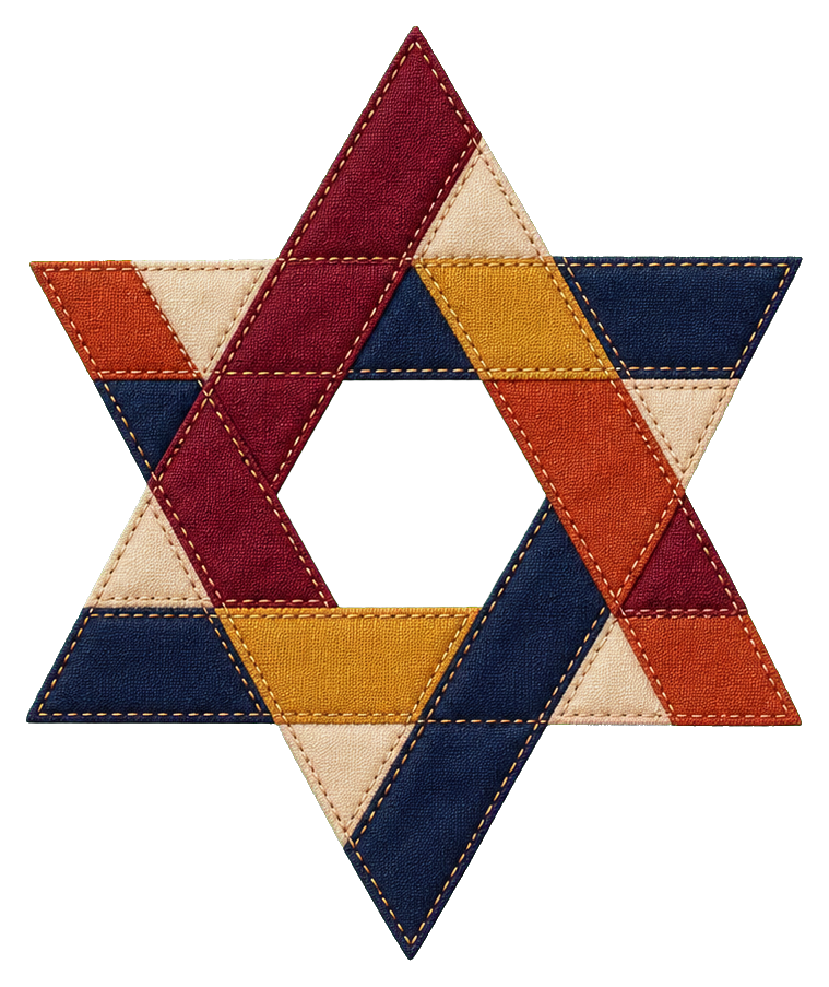 Preview for Patchwork Star Of David Sticker