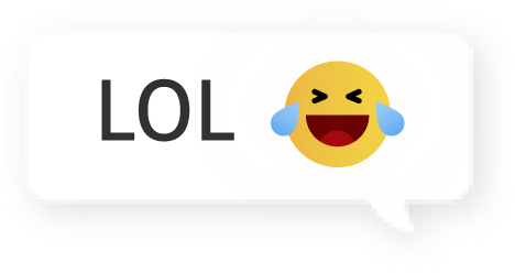 Preview for Lol-emoji-speech-bubble-emoji-props-sticker-2571e