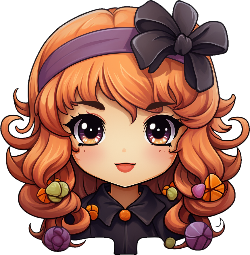 Preview for Chibi-girl-character-design-halloween-characters-sticker-c1f55