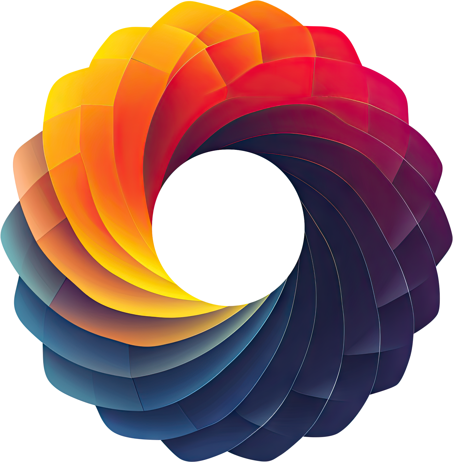 Preview for Vibrant-spiral-design-element-logo-colorful-sticker-09034