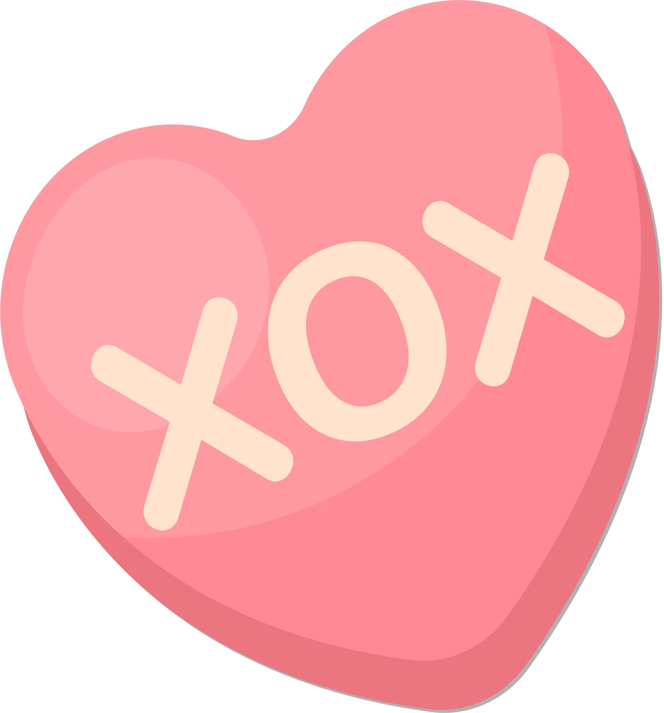 Preview for Xox-heart-graphic-cute-love-sticker-21f00