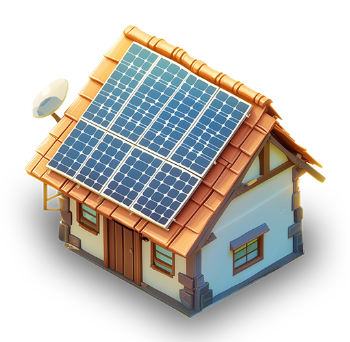 Preview for Solar-house-illustration-building-sticker-4d105
