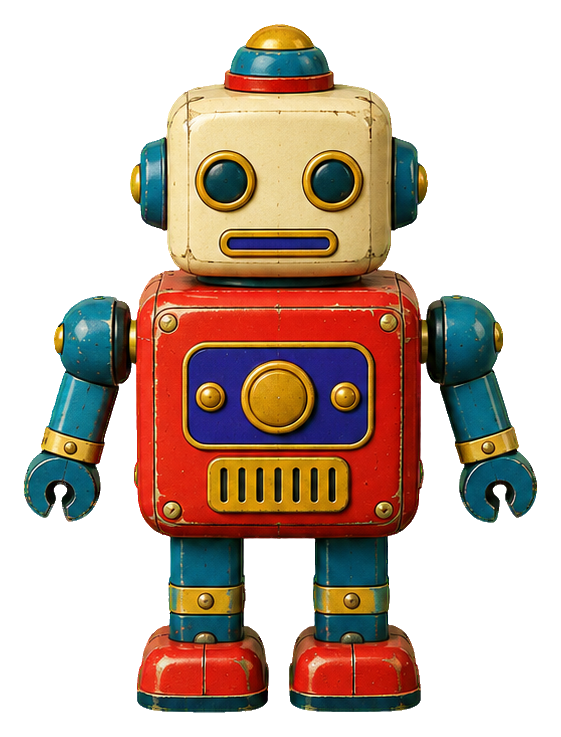 Preview for Tin Toy Robots Rounded Cube