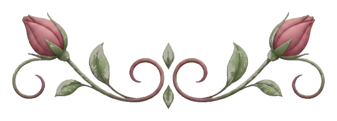 Decorative ornamental scroll with symmetrical flourishes and leaf-like ends