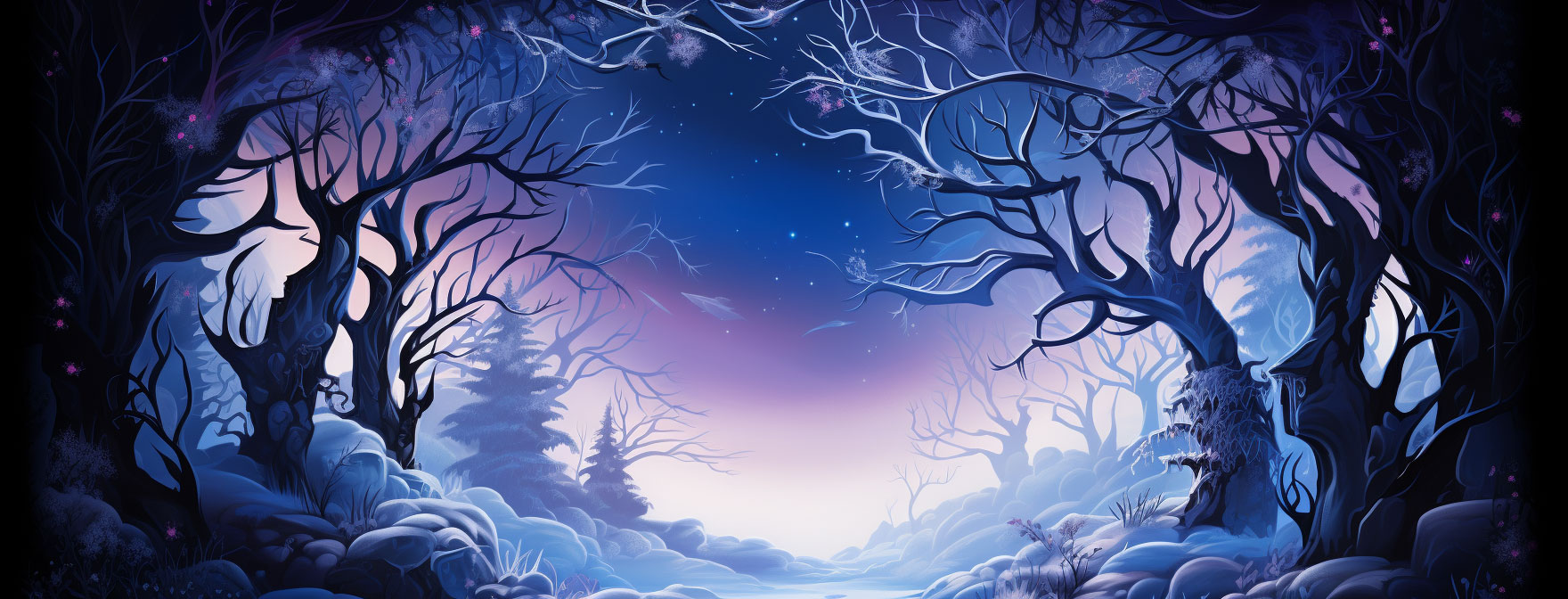 Preview for Mystical-forest-landscape-christmas-cover-background-dfd02