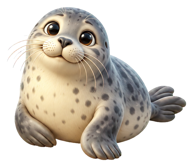 Preview for 3d Ocean Friends Harbor Seal