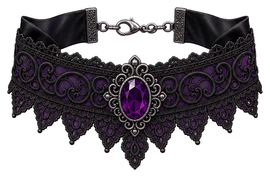 Preview for Black Lace Choker Sticker