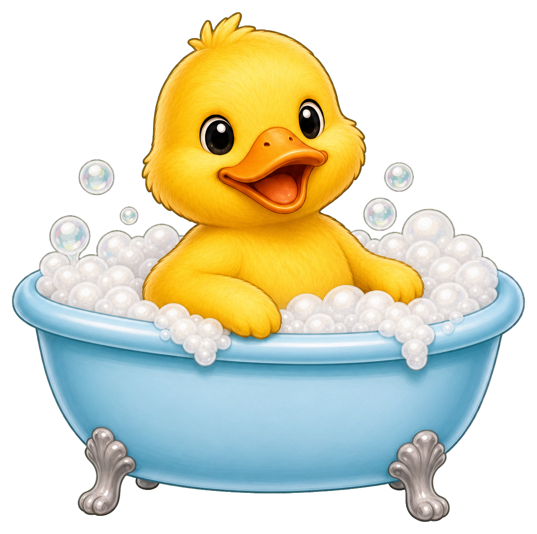 Preview for Duck Bubble Bath Sticker