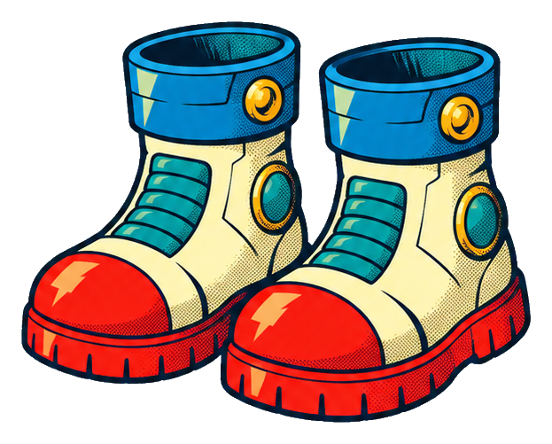 Preview for Comic Space Gadgets Magnetic Boots