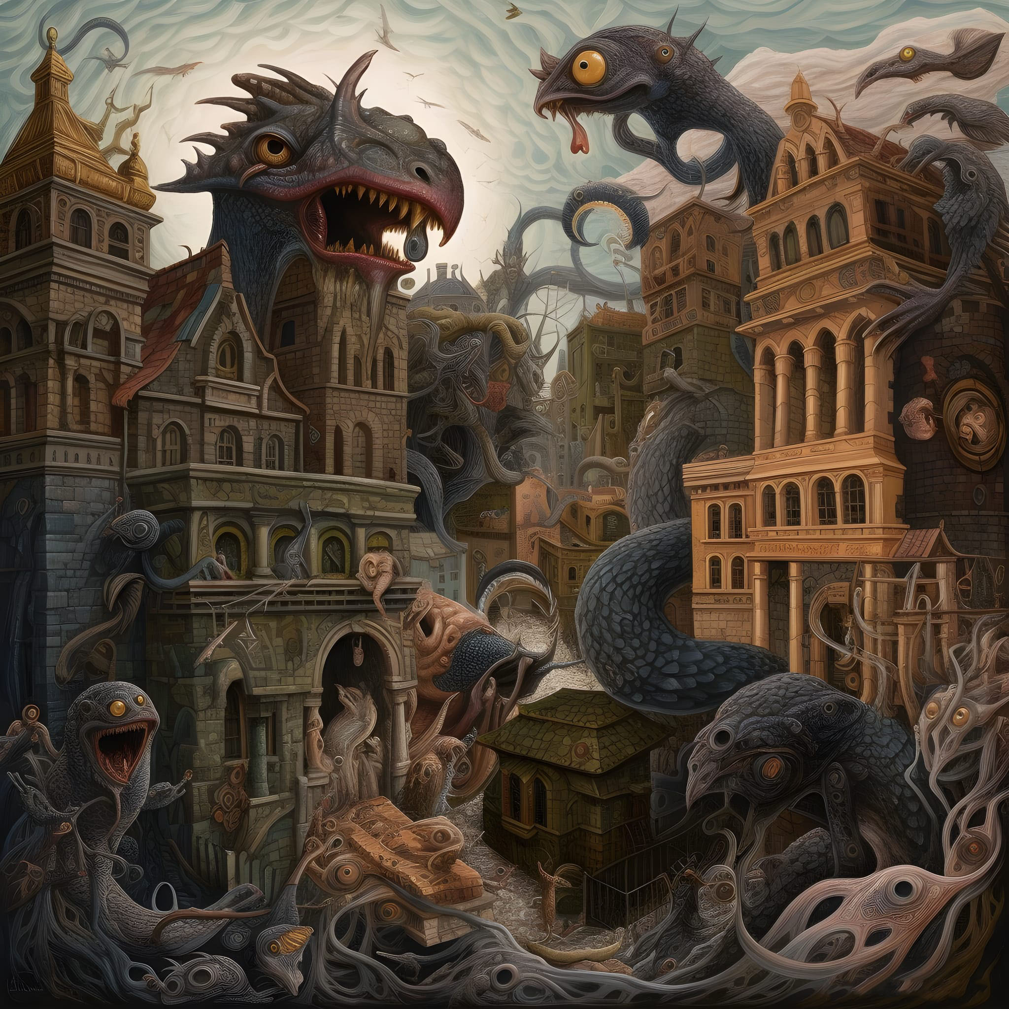 Preview for Mythical-city-dragons-ai-images-background-e3cc3