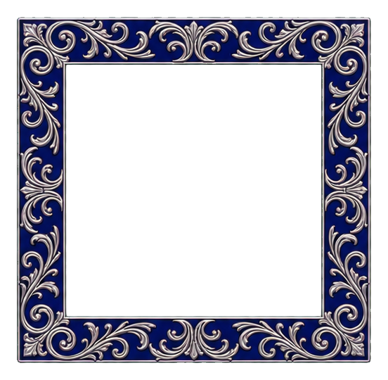 Preview for Silver Filigree Square Sticker