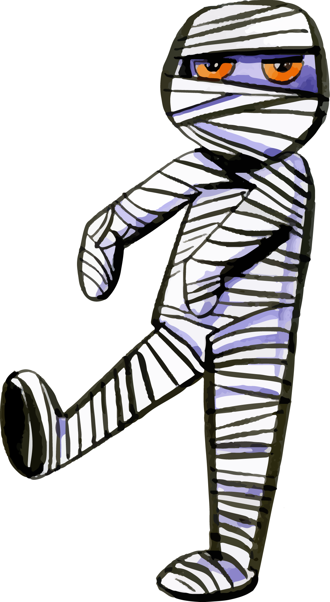 Preview for Cartoon-mummy-character-halloween-characters-sticker-0144c