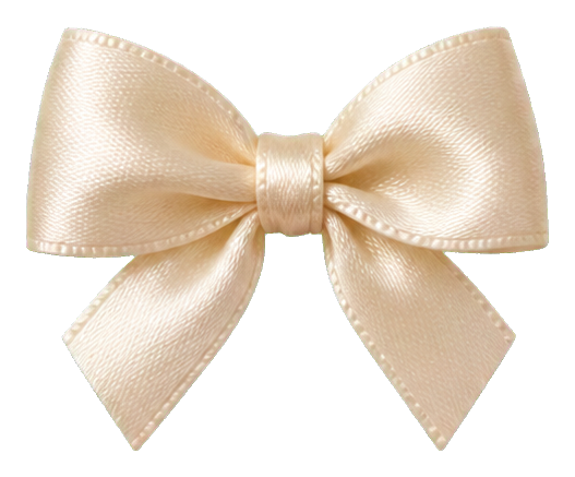 Preview for Cream Bow Sticker