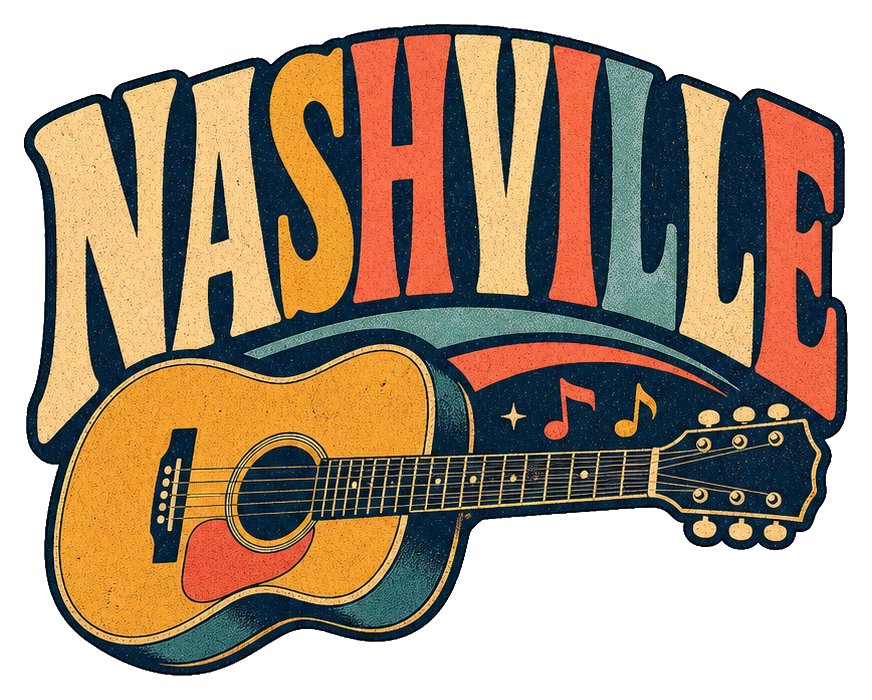 Preview for Nashville Guitar Sticker