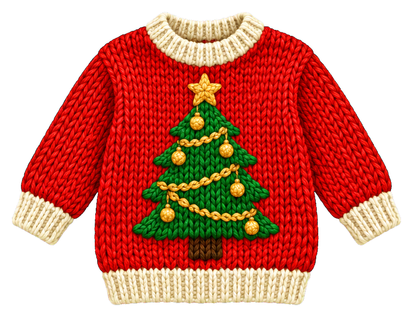 Preview for Christmas Fir Tree Knit Sweater