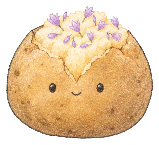 Preview for Baked Potato With Chive Garnish Sticker