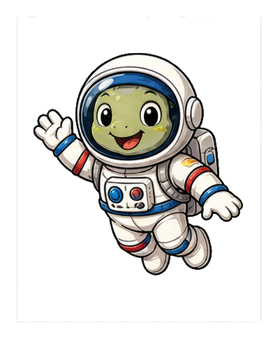 Preview for Astronaut Turtle Sticker