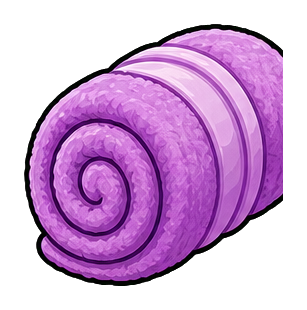 Preview for Towel Roll Sticker For Bath And Self Care Designs