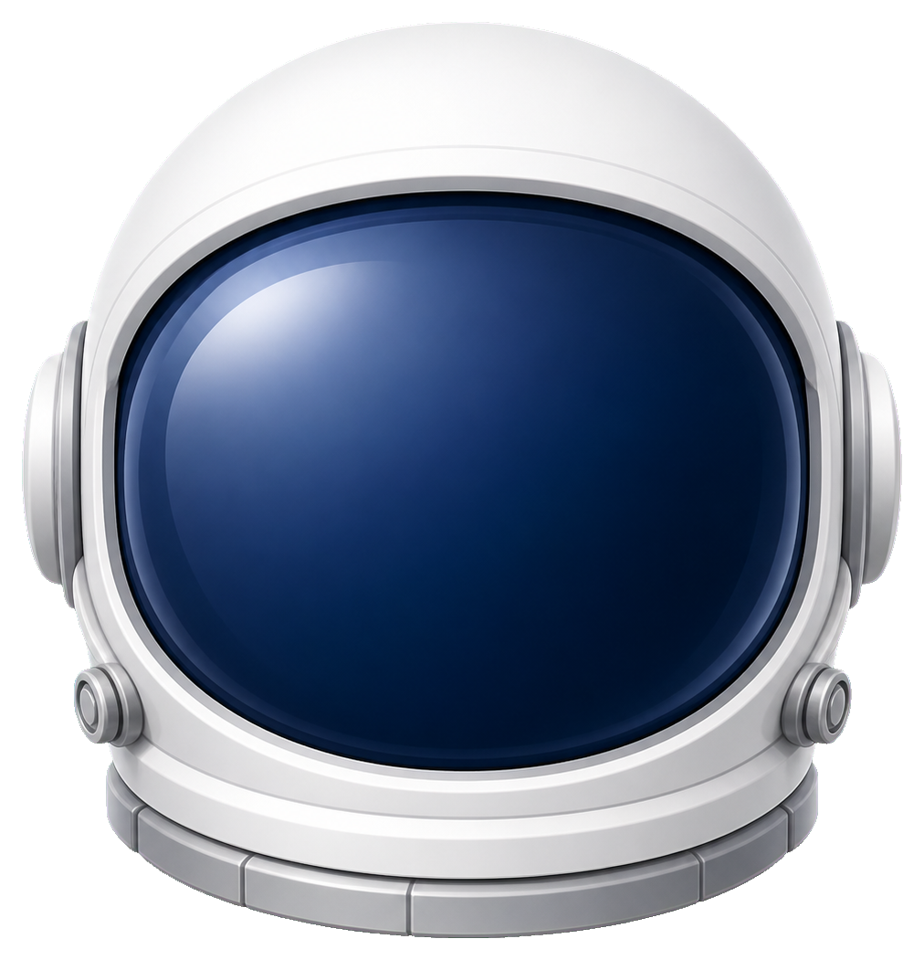 Preview for Blank Astronaut Helmet Sticker