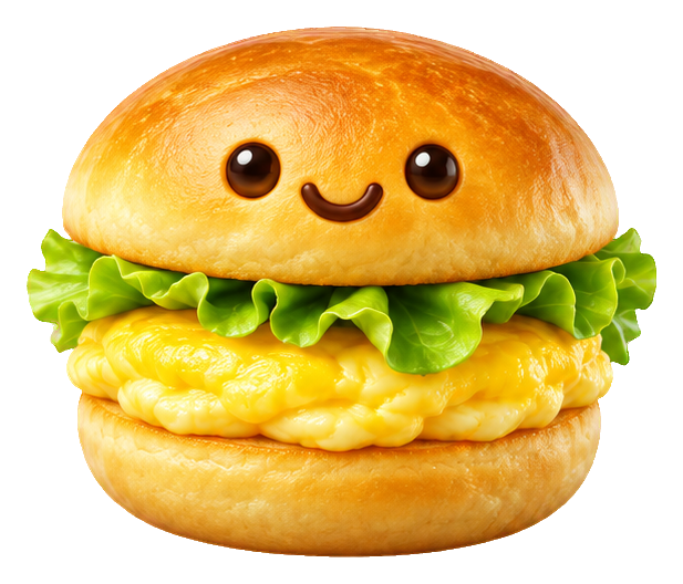 Preview for 3d Breakfast Buddies Breakfast Sandwich
