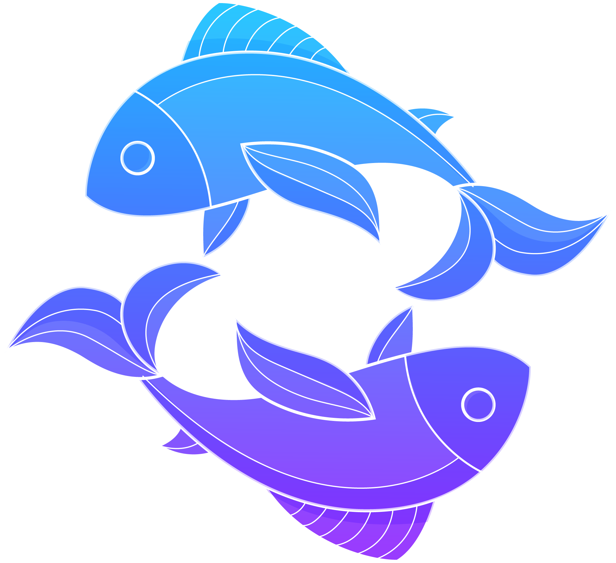 Preview for Dual-fish-logo-design-zodiac-sticker-dd3eb