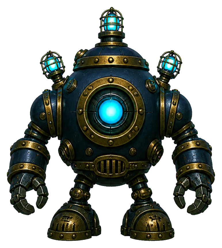 Preview for Submarine Depth Bot Robot Sticker
