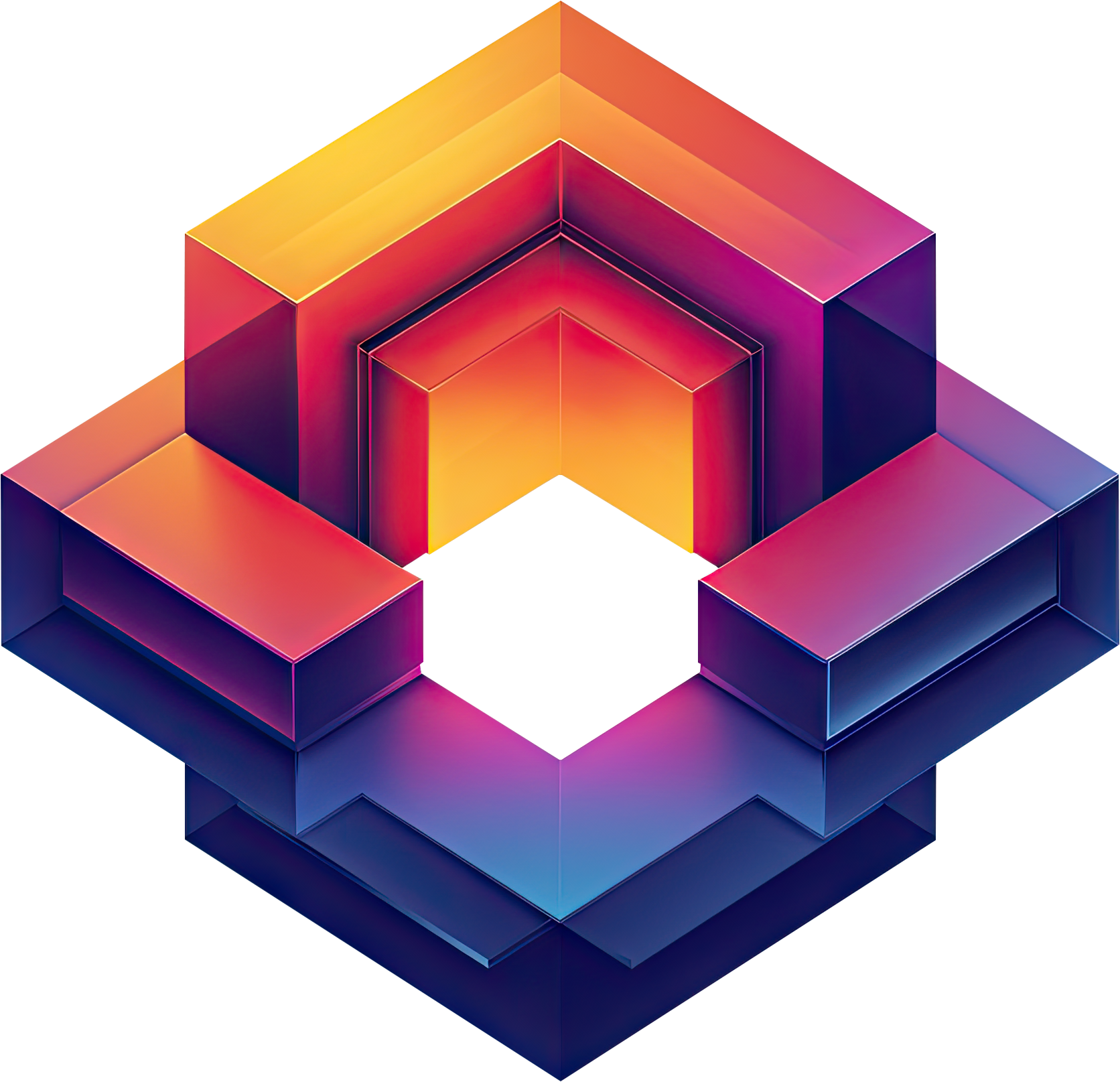 Preview for 3d-geometric-shape-design-logo-geometric-sticker-50e6f