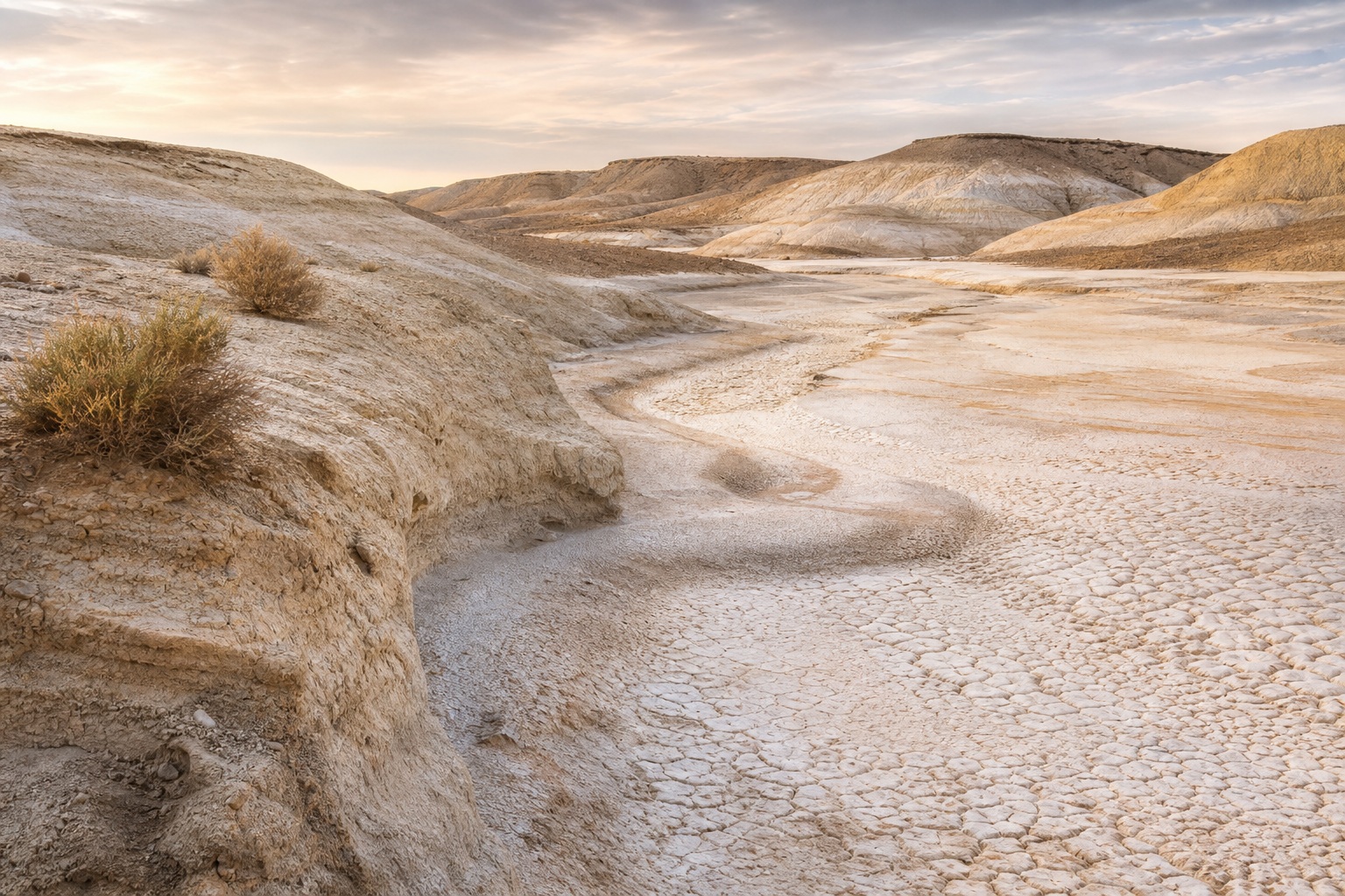 Preview for Desert Clay Landscape Background
