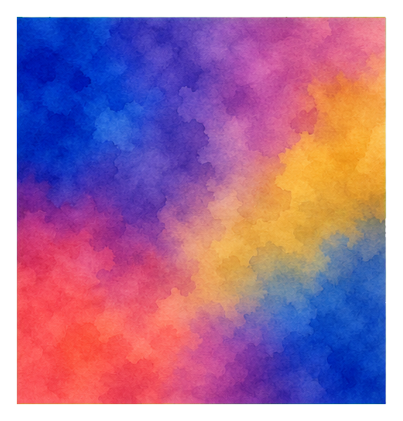 Preview for Watercolor Wash Square Sticker