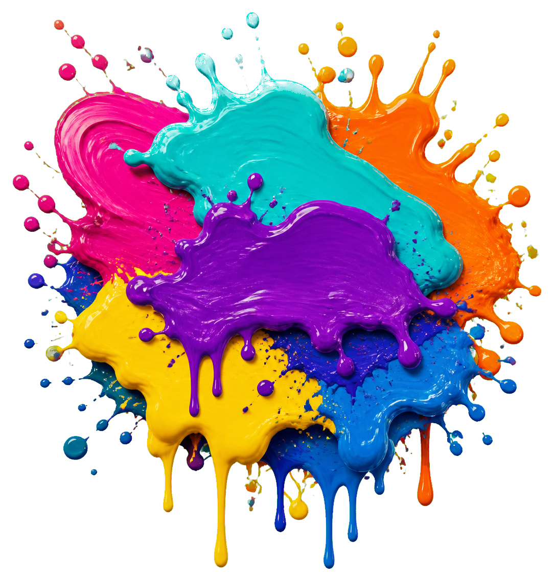 Preview for Layered Paint Blob Sticker
