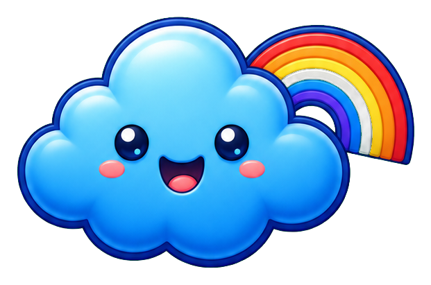 Preview for Happy Cloud Sticker For Cute Designs