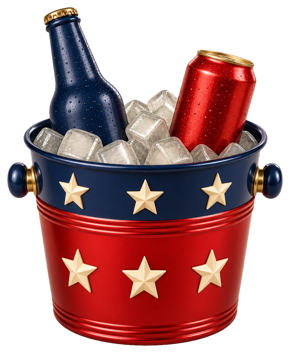 Preview for Patriotic Ice Bucket Sticker