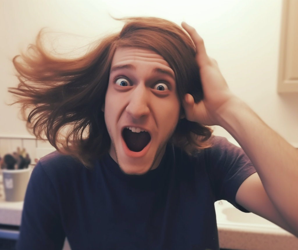 Preview for Shocked-woman-bathroom-human-meme-background-caed4