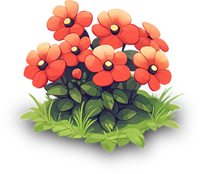 Preview for Red-flower-illustration-flora-sticker-fe648