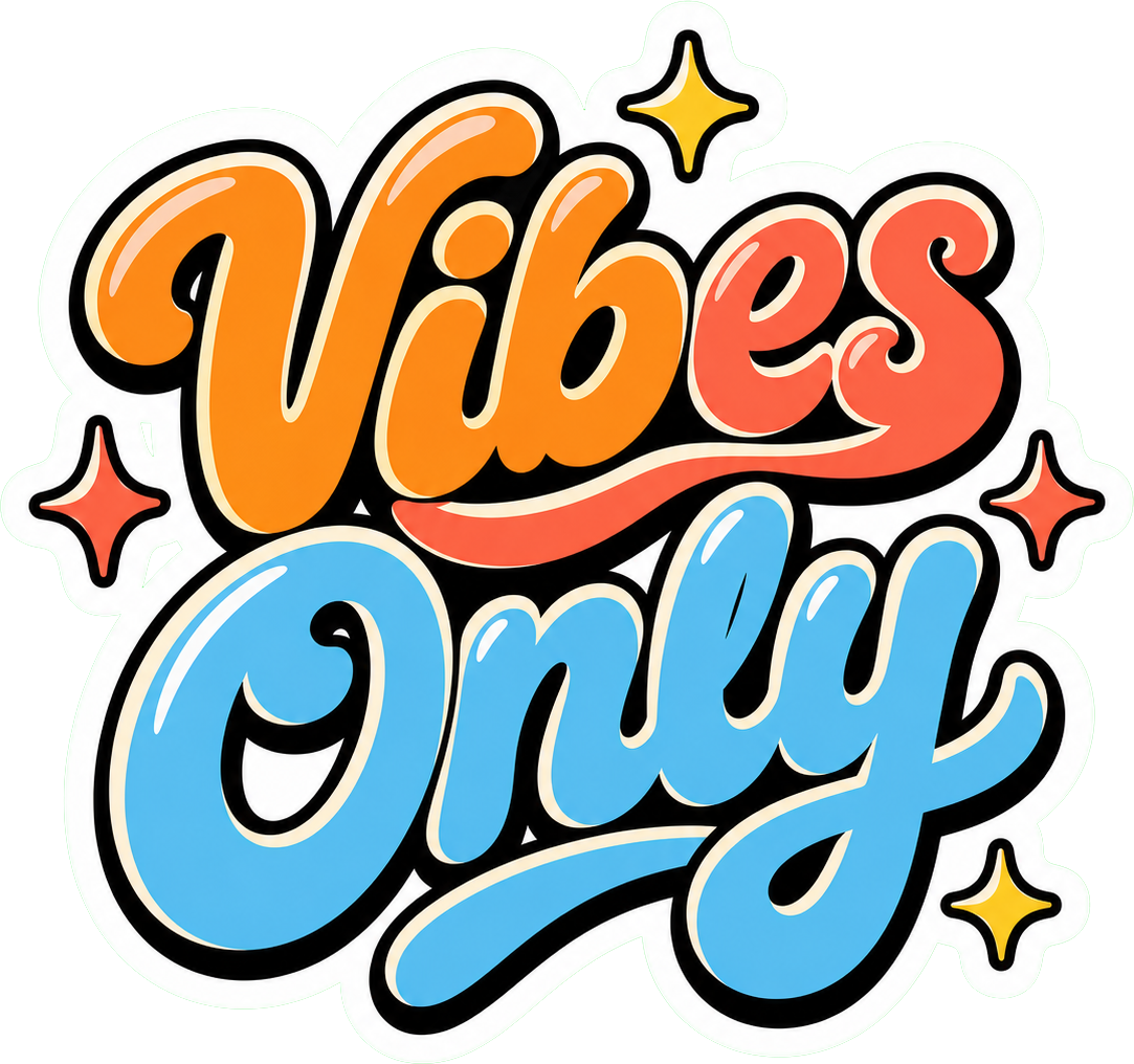 Preview for Vibes Only Sticker Graphic