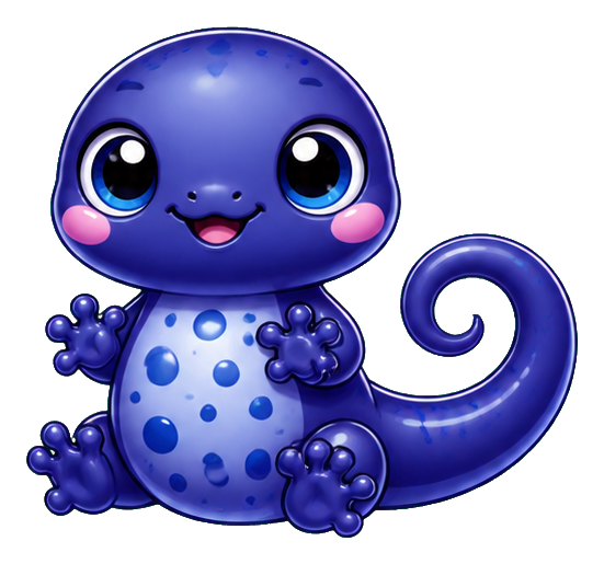 Preview for Blueberry Salamander Sticker