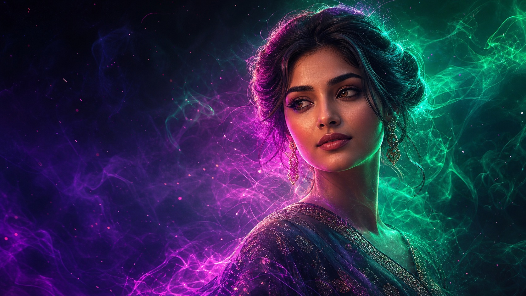 Preview for Aurora Updo Portrait Background
