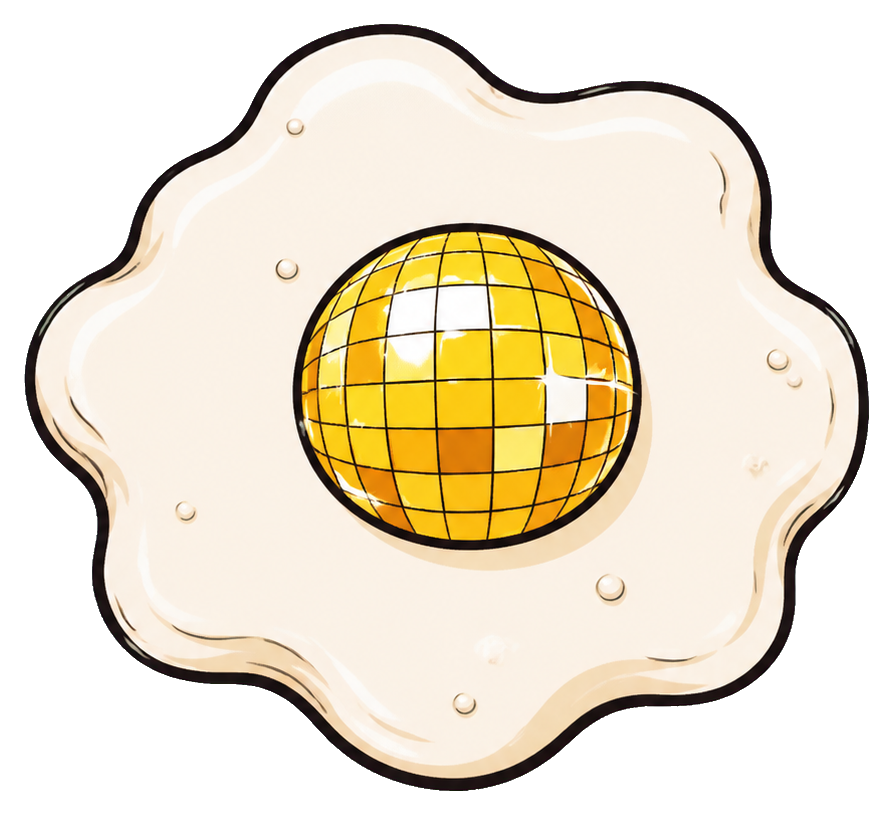 Preview for Disco Egg Sticker For Fun Designs