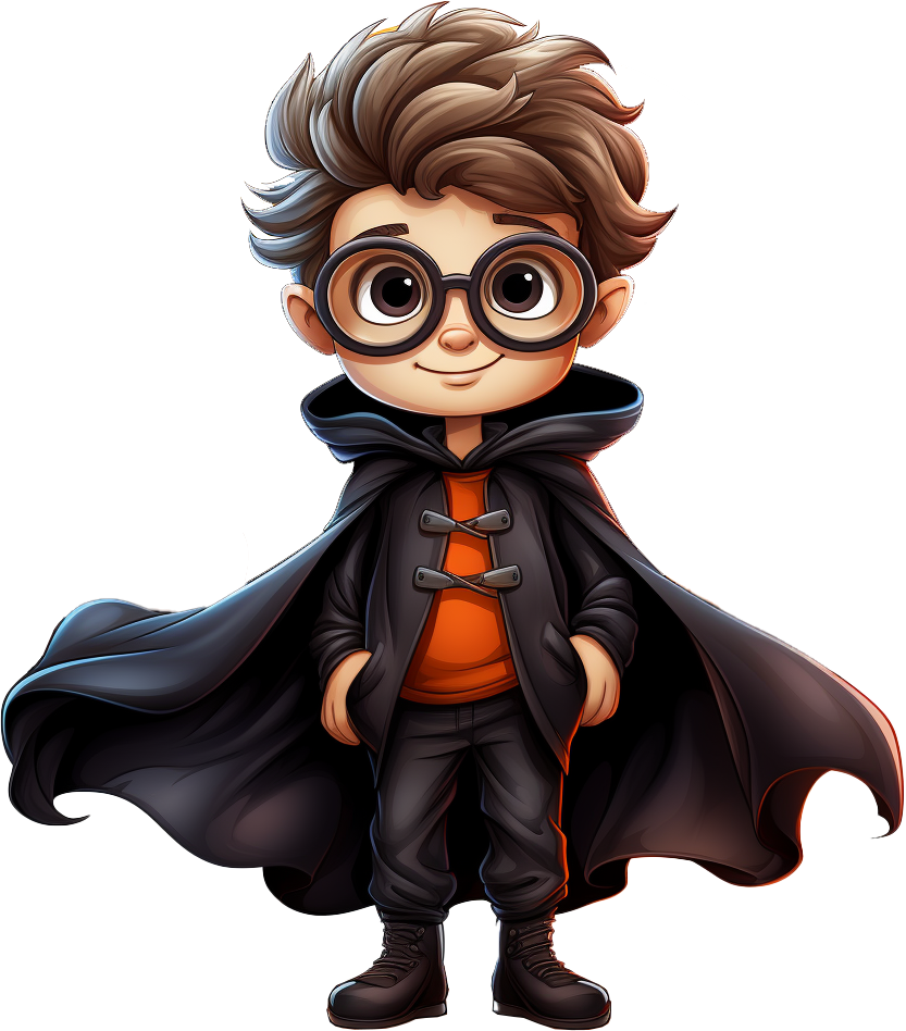 Preview for Chibi-harry-potter-illustration-halloween-costume-sticker-9bf89