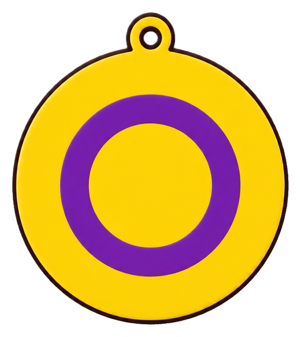 Preview for Intersex Pride Ring Sticker