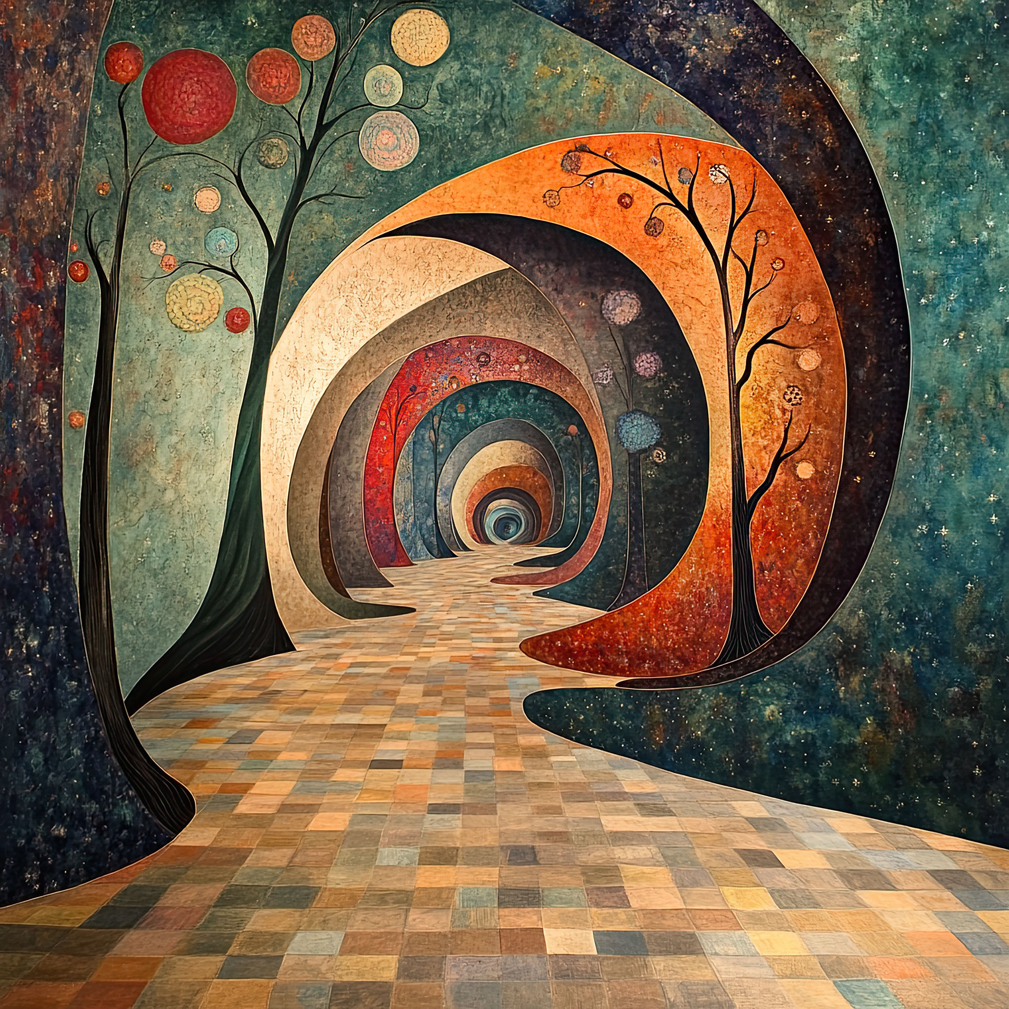 Preview for Surreal-pathway-art-template-whimsical-backdrop-background-b5b7b
