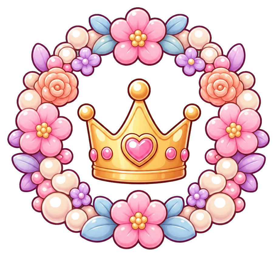 Preview for Pearl Crown Wreath Sticker
