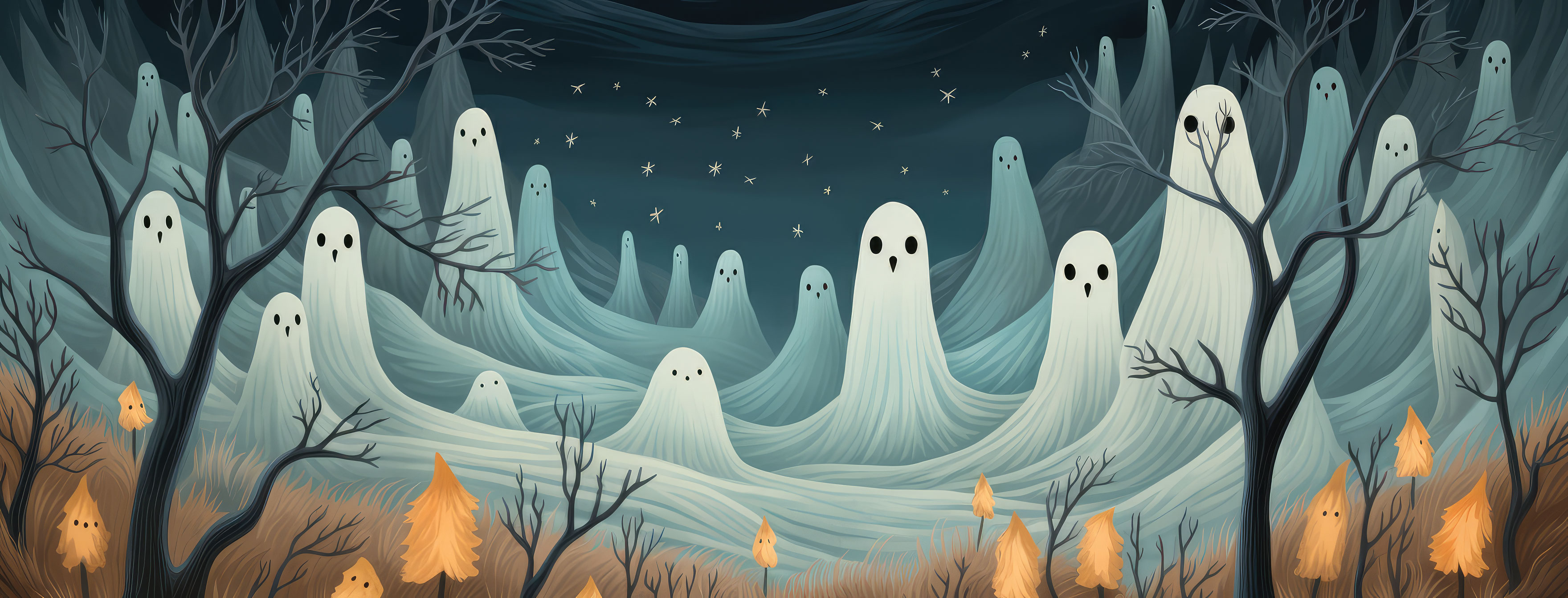 Preview for Spooky-ghostly-landscape-illustration-halloween-cover-background-5609b