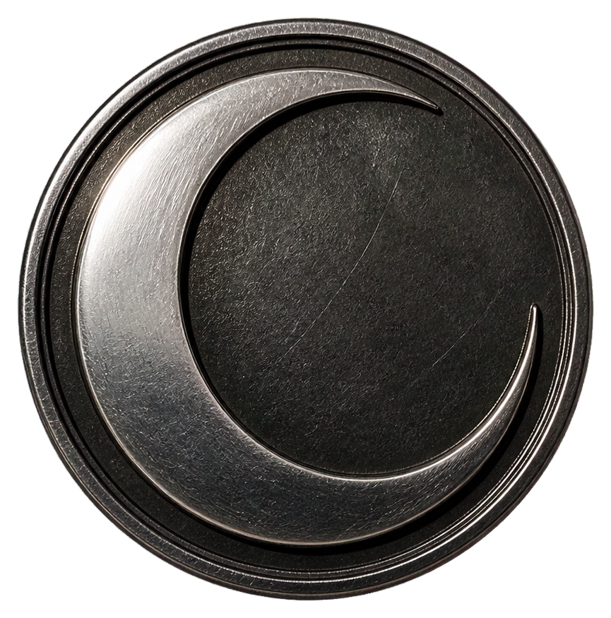 Preview for Black Nickel Eclipse Coin Sticker