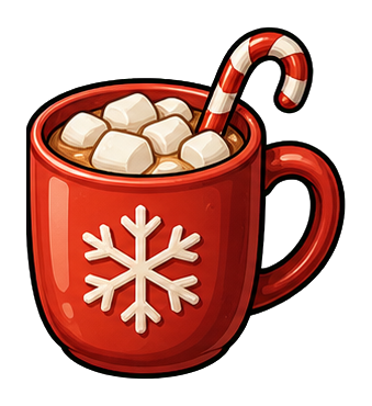 Preview for Hot Cocoa Mug Sticker Graphic