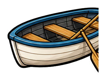 Preview for Rowboat Sticker Graphic