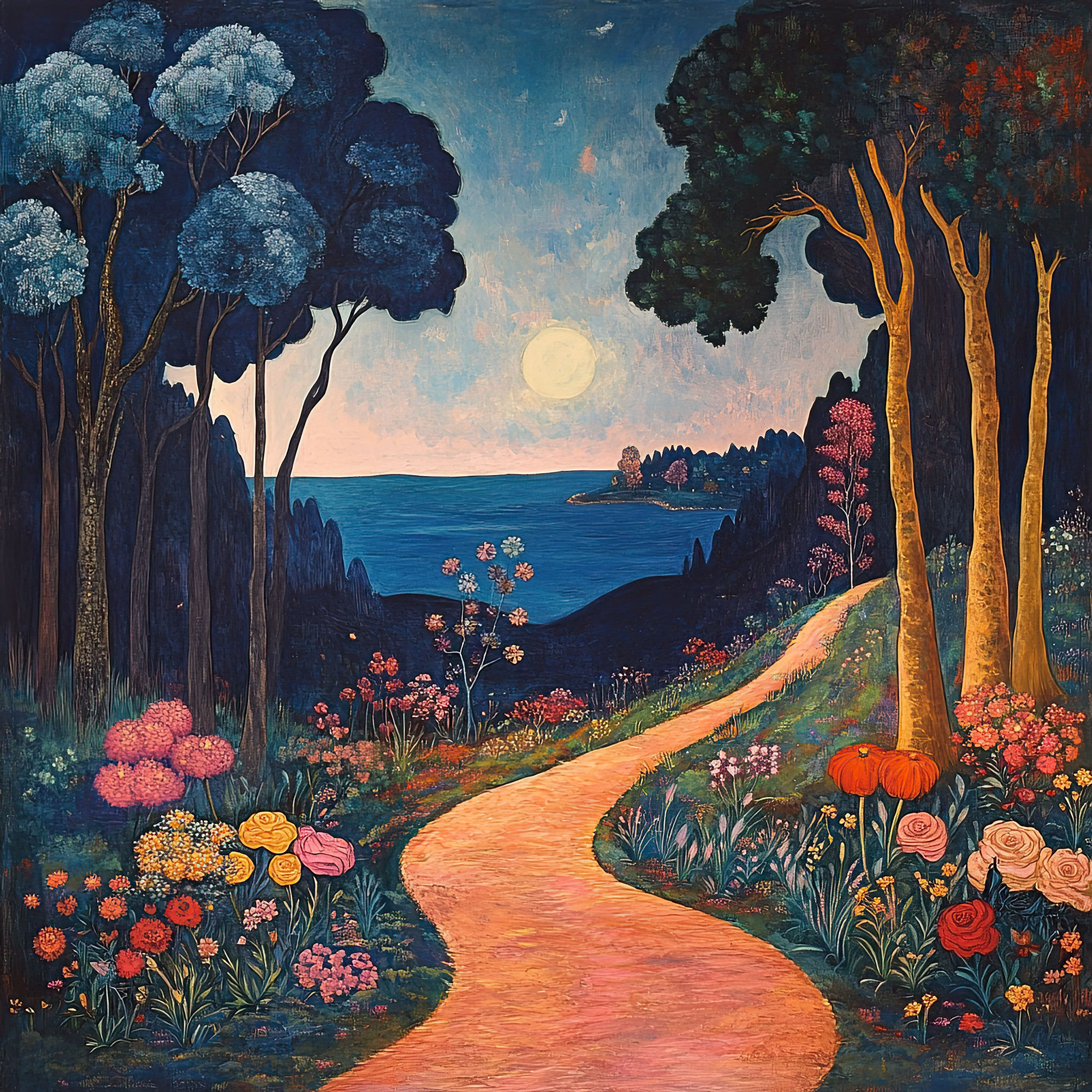Preview for Moonlit-garden-pathway-interior-backdrop-background-4439a