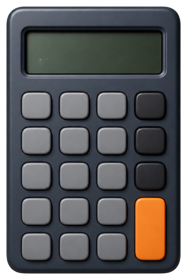 Preview for Calculator Blank Display Sticker