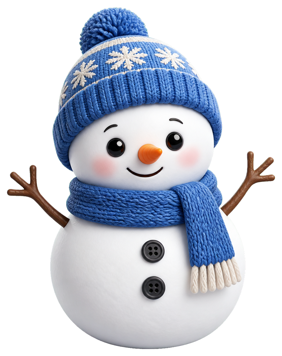 Preview for Friendly Snowman Winter Sticker