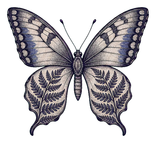 Preview for Fern Frond Butterfly Sticker